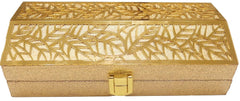 Designer Lazer Cutting Shagun Cash Box Or Gaddi Box For Shagun, Money Box For Wedding, Anniversary, Baby Shower, Ring Ceremony Eidi Or Any Other Occasion, Pack Of 1, Gold