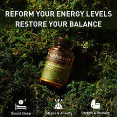 Koshaveda Ashwagandha Af-43™ 600mg Capsules, For Sound Sleep, Strength & Recovery, Promoting Stress Relief, Energy Boost | 30 Capsules 50gm 0.1lbs