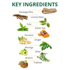 TE-A-ME Ashwagandha De-Stress Green Tea - 25 Tea Bags | Reduces Stress & Anxiety - Goodness Of 10 Natural Ingredients