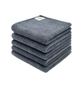Softspun Microfiber Cleaning Cloths Towel 300 Gsm | Thick Lint & Streak-Free Multipurpose Cloths Automotive Microfibre Towels For Car, Bike Cleaning Polishing Washing Pack Of 5 (Grey)