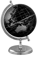 Prime Single Joint Globe, Height 33 Cm (13.2 Inch) Dia 25 Cm (10 Inch) With Metal Arc & Base | Educational & Decorative Globe, Pack Of 1