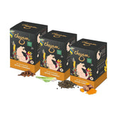 Chayam Spiced Turmeric Tea - Pack Of 3 X 20 Pyramid Tea Bags | Blended With Turmeric, Clove, Black Pepper & Lemongrass - Make Iced Or Hot Tea | Low Caffeine, Gluten Free, No Added Sugar