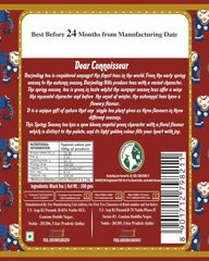 San-Cha First Flush Rare Darjeeling Tea - 100gm, 3.5 Ounce, 50+ Cups | Spring Season Harvest Darjeeling Tea - Medium Caffeine Loose Tea Leaf