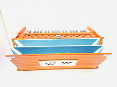Musical Instrument Harmonium For Beginners & Professionals - 7 Stopper, Total 39 Keys, Two Reeds (Base- Male), Double Fold Bellow, 3 1/4 Octave