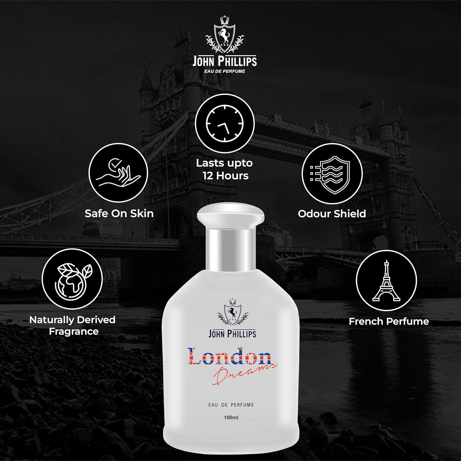 John Phillips Luxury Titanic & London Dreams Eau De Parfum 100ml 3.4 Fl.oz. Each Pack Of 2 For Men & Women John Phillips Luxury Titanic & London Dreams Eau De Parfum 100ml 3.4 Fl.oz. Each Pack Of 2 For Men & Women