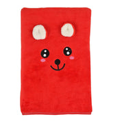 Hovent Microfiber Baby Bath Towel 400 Gsm | Large Size Super Absorbent Quality Baby Bath Towel (Red)