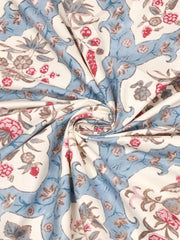 Elastic Fitted Bedsheet For Double Bed With 2 Pillow Cover - 60 X 78 Inches, Multicolor | Super Soft Brushed Durable Fabric