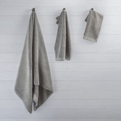 Spread Spain Resort Luxurious Cotton Towels 720 Gsm | Bath, Hand & Washcloth Towels Sets Of 3 Super Softness & Absorbent (Carbon)