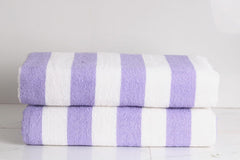 Sharan Elegance Dry Ultra Soft Pure Cotton 500 Gsm Jumbo Size Terry Towel - Set Of 4 (Lavender)