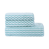 Spread Spain Microfiber 1 Bath & 2 Hand Towels 1000 Gsm | Extra Soft Plush & High Absorbent Towel For Gym & Workout - Pack Of 3 (Green)