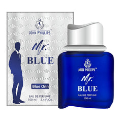 John Phillips Mr. Blue Occasional Outing & Party Wear Eau De French Perfume 100ml 3.4 Fl.oz. | For Men