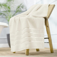 Spread Spain 100% Cotton Hand Towel 600 Gsm | Soft, Fluffy, Super Absorbent & Quick Dry Towels For Pool, Spa & Gym (Cream)