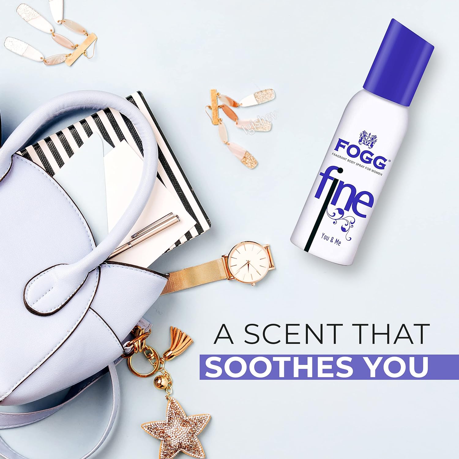 Fogg Fine You & Me No Gas Deodorant For Women | Long-lasting Perfume Body Spray 120ml 4 Fl.oz. Fogg Fine You & Me No Gas Deodorant For Women | Long-lasting Perfume Body Spray 120ml 4 Fl.oz.