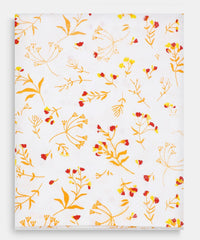 Suam Aruba Cotton Towel 400 Gsm | Quick Absorption For Beach, Pool, Travel, Spa & Yoga | Printed Cotton Towel - Standard Size | Saffron