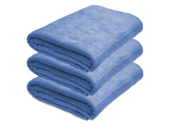 Black Gold Ultra Soft Bath Towel 1600 Gsm | Premium Microfiber, Quick Dry, Highly Absorbent, Oversized Bath Towel Pool, Spa, Travel & Hotel Use (Blue)- Pack Of 3