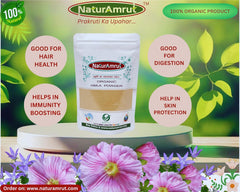 Naturamrut Organic Amla Powder For Drink Eating Indian Gooseberry, Amalaki For Hair Care, Skin Care, Face Mask, Skin Brightening, Weight Loss | 200gm 0.4lbs