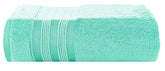 Casa Copenhagen Egyptian Cotton Zero Twist Large Bath Towel 500 Gsm (Aque Blue)
