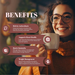 Saffron Cup Hibiscus Eclipse Herbal Tea - 100gm, 3.5 Ounce | Blended With Hibiscus, Black Tea, Fennel Seeds & Rose Petals - 100% Natural, Rich In Antioxidants | Low Caffeine, Airtight Zip Lock Pouch