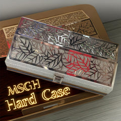 Designer Premium Mdf Wedding Box/Cash Box, Shagun Box, Decorative Box, Money Box, Gaddi Box 20 X 9 X 4cm, Colour - Golden, Style - Silver Laser Cut