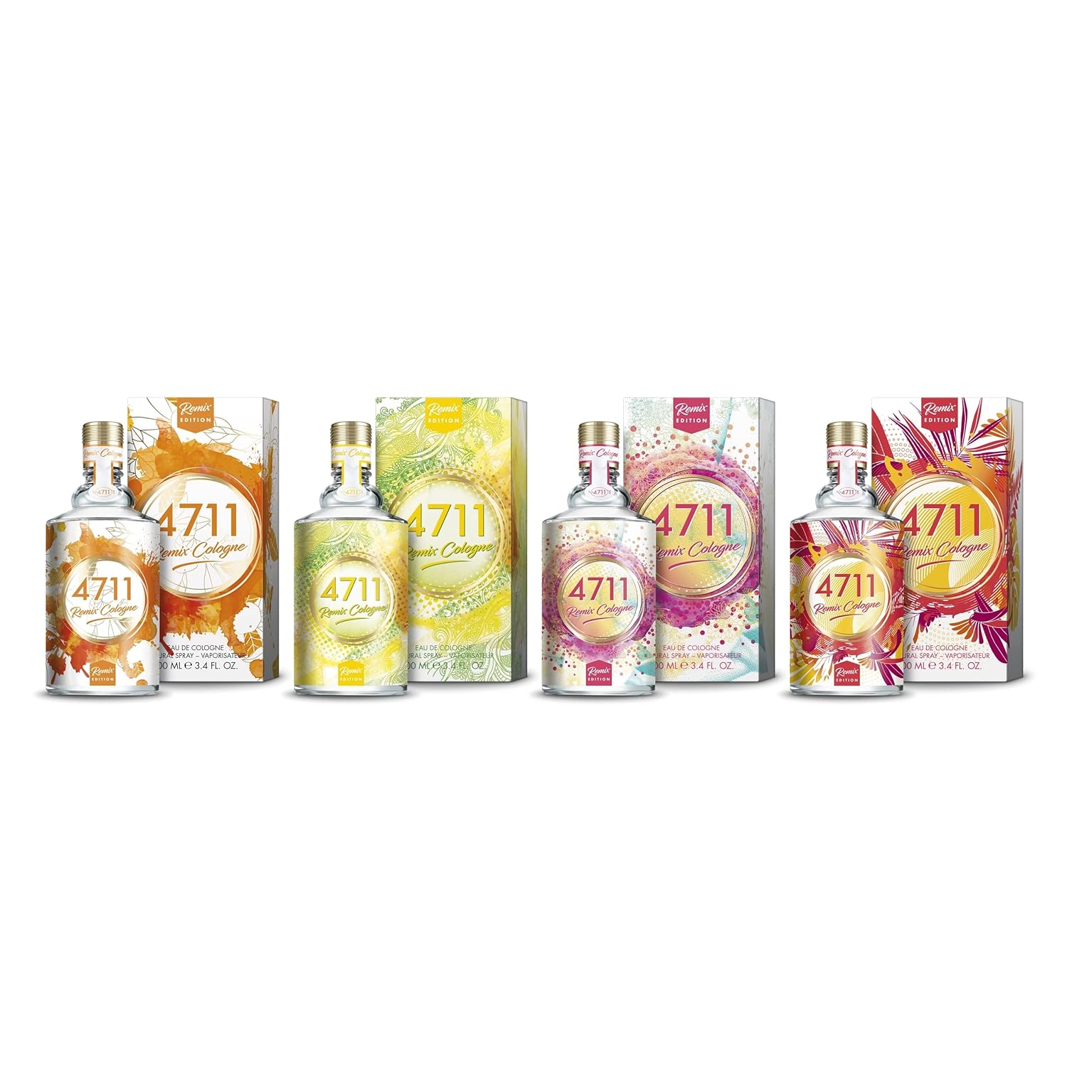 4711 Acqua Colonia Remix Grapefruit Eau De Cologne 100ml 3.4 Fl.oz. | Perfect Long Lasting Fragrance For Men & Women 4711 Acqua Colonia Remix Grapefruit Eau De Cologne 100ml 3.4 Fl.oz. | Perfect Long Lasting Fragrance For Men & Women