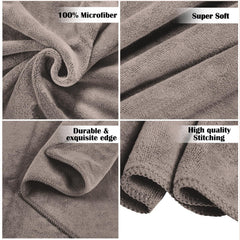 Sassoon Venir Microfiber 2 Piece Hand Towels 450 Gsm | Absorbent & Quick Dry Multipurpose Hand Towels (Sandstone)