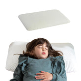 Soft Memory Foam Thin Pillow For Kids, Baby Pillow For 1 Year To 5 Years, Cream | Kids Pillow For Sleeping - Toddler Bed Pillow For Boys & Girls | Small Pillow For Babies, Cream Pillow Cover