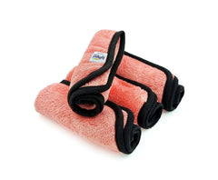 Softspun Microfiber Super Soft Hand & Face Wipes 300 Gsm Towel Set - 4 Piece (Peach Colour)