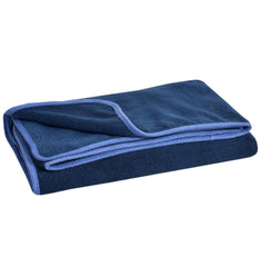 Cotton Bolls Microfiber Large Bath Towel 300 Gsm | Quick Dry Super Soft Highly Absorbent Lint Free Towel (Navy)