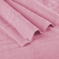 Sassoon Melrose 100% Cotton Hand Towel 400 Gsm | Highly Absorbent, Soft Material Perfect For Daily Use (Pink) -2 Piece