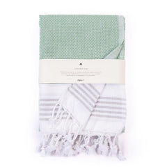 Haber Premium Light Weight 100% Cotton Bath Towel 250 Gsm | Unique Micro Waffle Texture For Active Feel, Quick Absorption & Faster Drying Towel (Green)