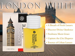 JD International London White Unisex Perfume - Pack Of 2 X 30ml, 1.02 Fl.oz. Each | Perfume For Women Long Lasting Fragrance | Exceptional Apparel Scent For Unmatched Elegance And Style