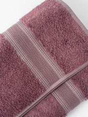 Ddecor Live Beautiful Ecofriendly Solid Cotton Bamboo Bath Towel 650 Gsm (Magenta)