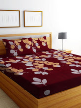 1 Bedsheet King Size 2 Matching Pillow Covers - 72 X 780 Inches, Maroon | All Around Elastic Soft & Durable Bedding For Bedroom - Lightweight Perfect For All Seasons