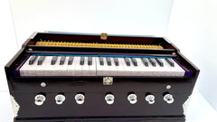 Harmonium With Bag - 7 Stopper, Churidar Double Bellow, 39 Keys, Two Reed (Bass Male), 3 1/4 Octave | Handmade Instrument