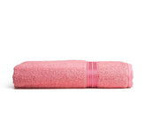 Comforic 100% Cotton Bath Towels 500 Gsm | Large Size Bath Towel For Men & Women Quick Dry, Super Soft & Absorbent Gym Towel, Travel Towel (Rose Pink)