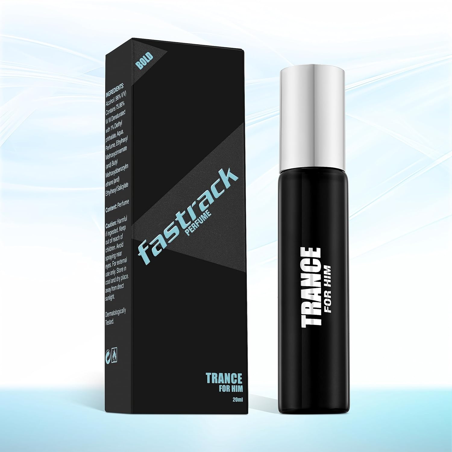 Fastrack Trance For Him Eau De Parfum 20ml 0.6 Fl.oz. Unisex Fragrance | Long Lasting Fastrack Trance For Him Eau De Parfum 20ml 0.6 Fl.oz. Unisex Fragrance | Long Lasting