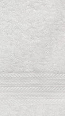 Bombay Dyeing Tulip Small Size Bath Towel 500 Gsm (White)