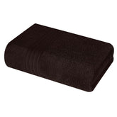 Boutiquo 100% Cotton Bath Towel 500 Gsm | Compact Quick Dry Lightweight Soft & Highly Absorbent Large Size Bath Towel - Chocolate Brown