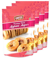 Premium Dried Afghani Anjeer Dry Figs By Exotes 1kg, (250gm* Pack Of 4) | Healthy Nuts Dry Fruits | Rich In Iron, Fibre & Vitamins Figs | 35.2 Ounce