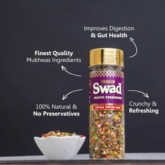 Panjon Swad Jeera Goli & Royal Fresh Mix Pachak Mouth Fresheners 260gm, (130gm *2 Bottles)