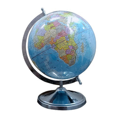 Educational World Globe 10 Inch With Metal Stand For Kids Learning & Students, For Office Table, Boys & Girls Birthday Gift, Pack Of 1