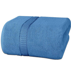 Rewop Microfiber Bath Towels 600 Gsm | Large Size-Super Soft Coral Fleece Bathing Towel With Hook Quick Dry Super Absorbent-Bath Towel For Men & Women (Blue)