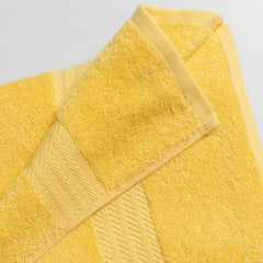 Ddecor Live Beautiful 100% Cotton Bath Towel 500 Gsm | Large Size Bath Towel Soft & Absorbent For Men & Women (Yellow)