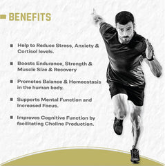 Klr. Fit's Ksm 66 Ashwagandha Organic Capsules 1200 Mg For Extra Strength & Power, For Men & Women, Pure & Potent Stress Relief, Rejuvenates Mind & Body | 30 Veg Capsules 100gm 0.2lbs