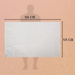 Kuber Industries Face Towel 200 Gsm | Medium Hand Napkins For Man & Women | Hand Towel For Facewash, Gym | White (Set Of 9)
