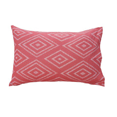 144 TC Bedsheet For Single Bed Cotton With Pillow Cover - 55 X 88 Inches, White & Peach Pink | Soft & Breathable Premium Printed Design Bedsheet