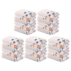 Kuber Industries Face Towel 200 Gsm | Cotton Easily Washable Travel Friendly Pocket Towels & Gym Napkins | Pack Of 30 (Assorted)