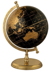 Prime Single Joint Globe Height 33 Cm (13.2 Inch) Dia 25 Cm (10 Inch) With Metal Arc & Base | Educational & Decorative Globe (Gp1010) Pack Of 1