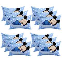 Kid's Disney Mickey & Mickey Friend Pillow For Sleeping, Sky Blue - 12 X18 Inch | Cozy & Fluffy Super Soft Pillow | Suitable For All Sleepers, Multipurpose & Comfortable - Pack Of 12