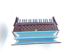 Musical Instruments Harmonium With Cover & Free Carry Bag For Beginners & Professionals - 7 Stopper, 3 1/4 Octave, Two Reeds (Base- Male), 39 Keys, Instant Response Keyboard
